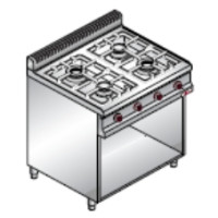 Плита газова Bertos G7F4M+2P400