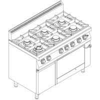 Плита газова Kogast PST67/1-O