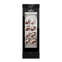 Шафа холодильна Meatico AC9538 STG GREEN MEAT 400 BLACK GLASS