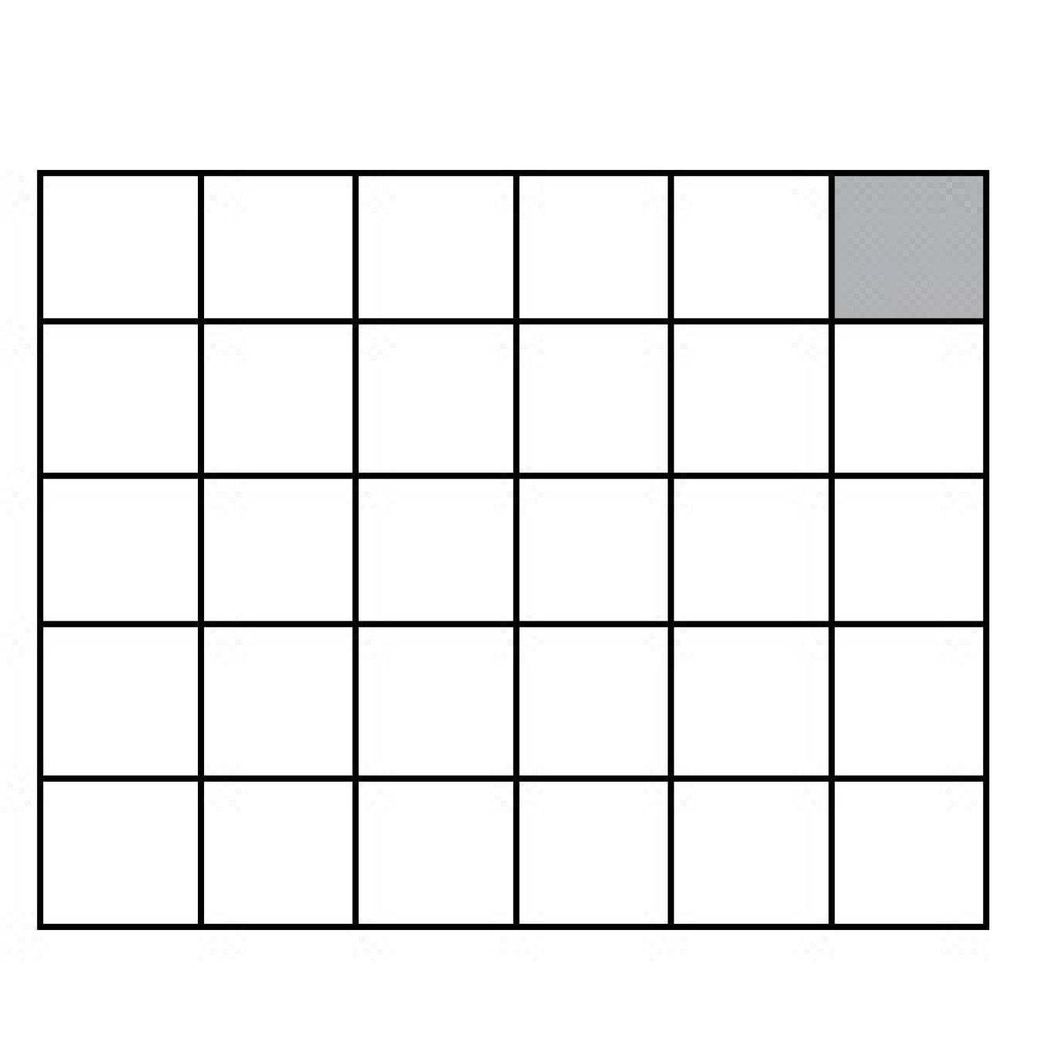 Решітка Waico 30 делений 80x80