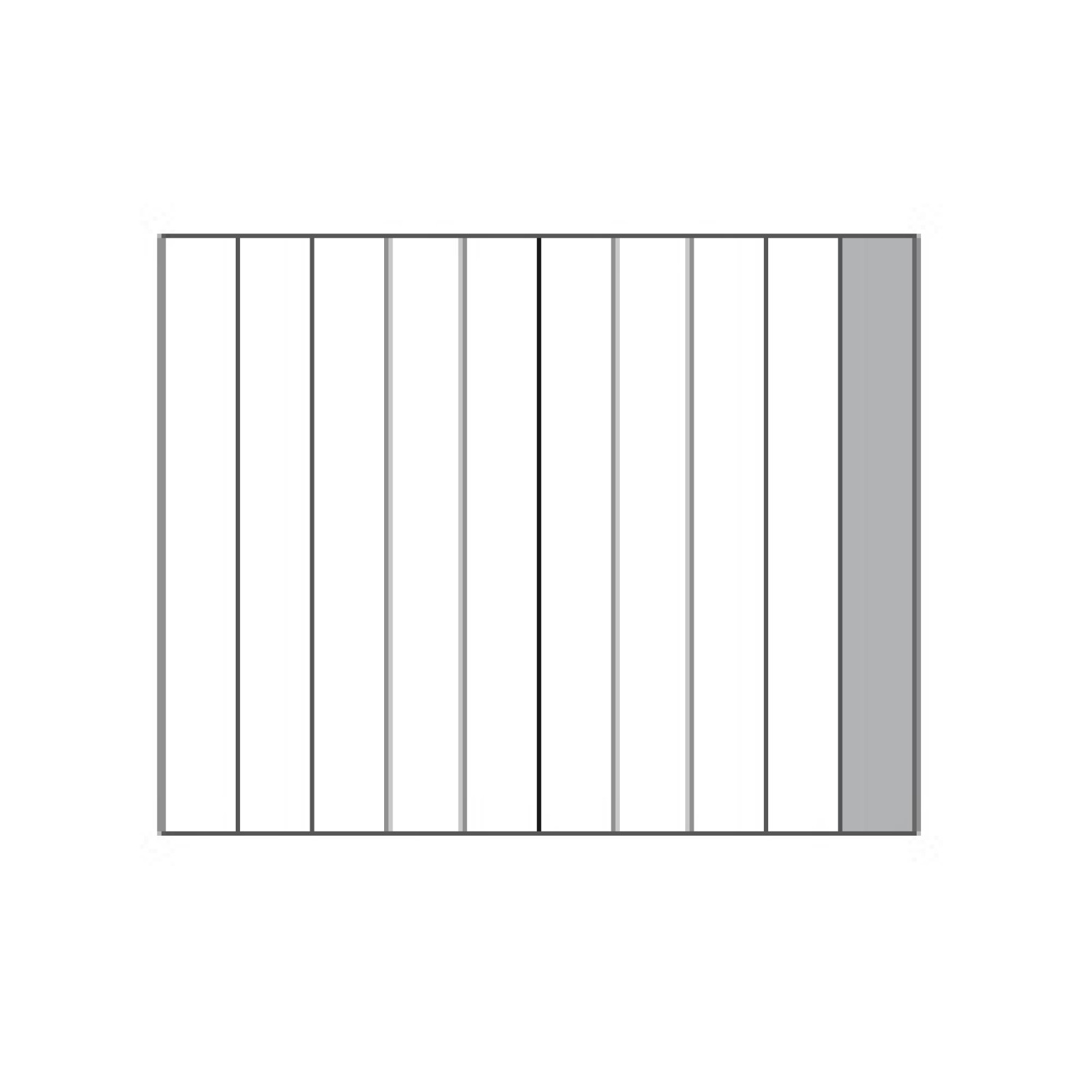 Решітка Waico 10 делений 50x400