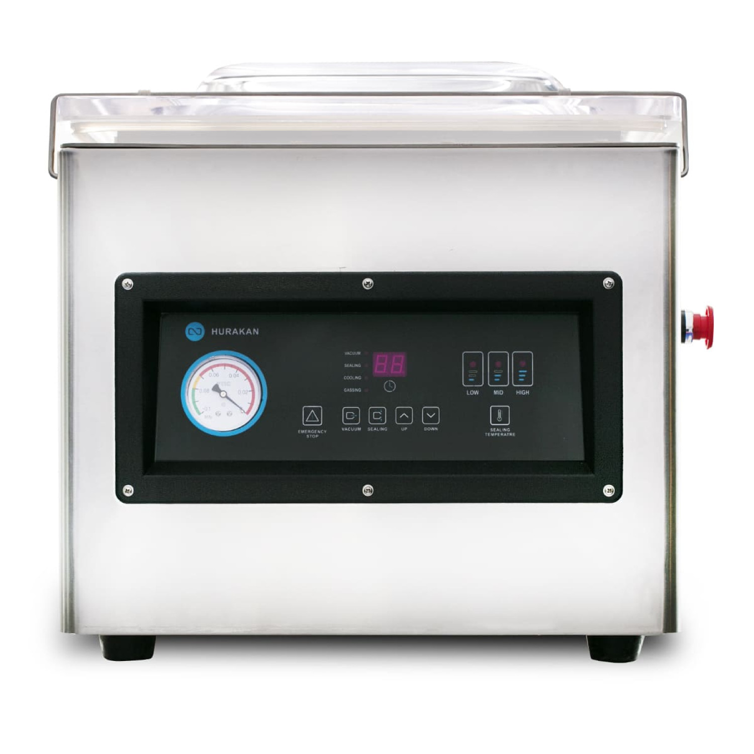 ВАКУУМНИЙ ПАКУВАЛЬНИК HURAKAN HKN-VAC400, 390 ММ ПЛАНКА