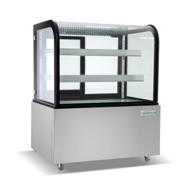 Вітрина холодильна GoodFood FW270R нержавіюча сталь