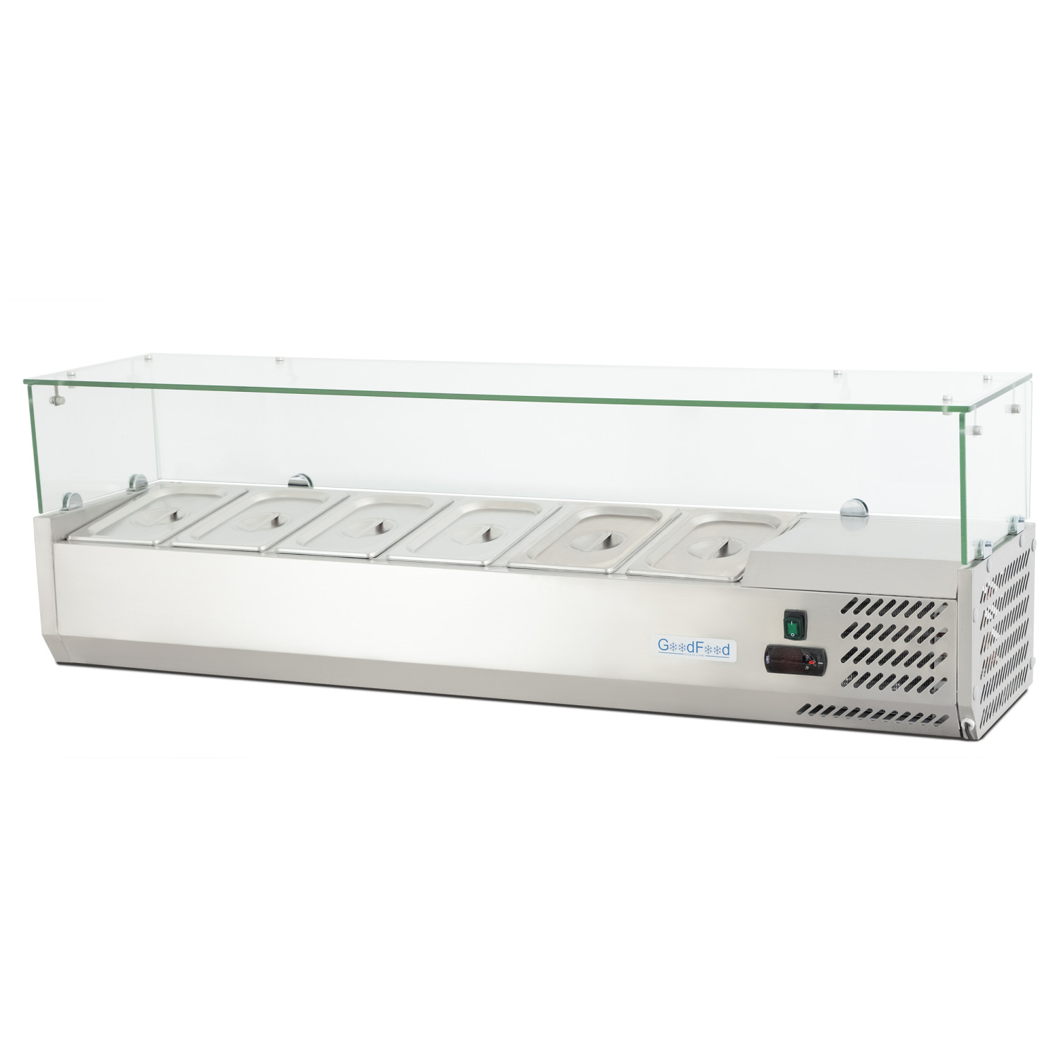 Вітрина холодильна для топінгу GoodFood GF-VRX1400/380-H6C