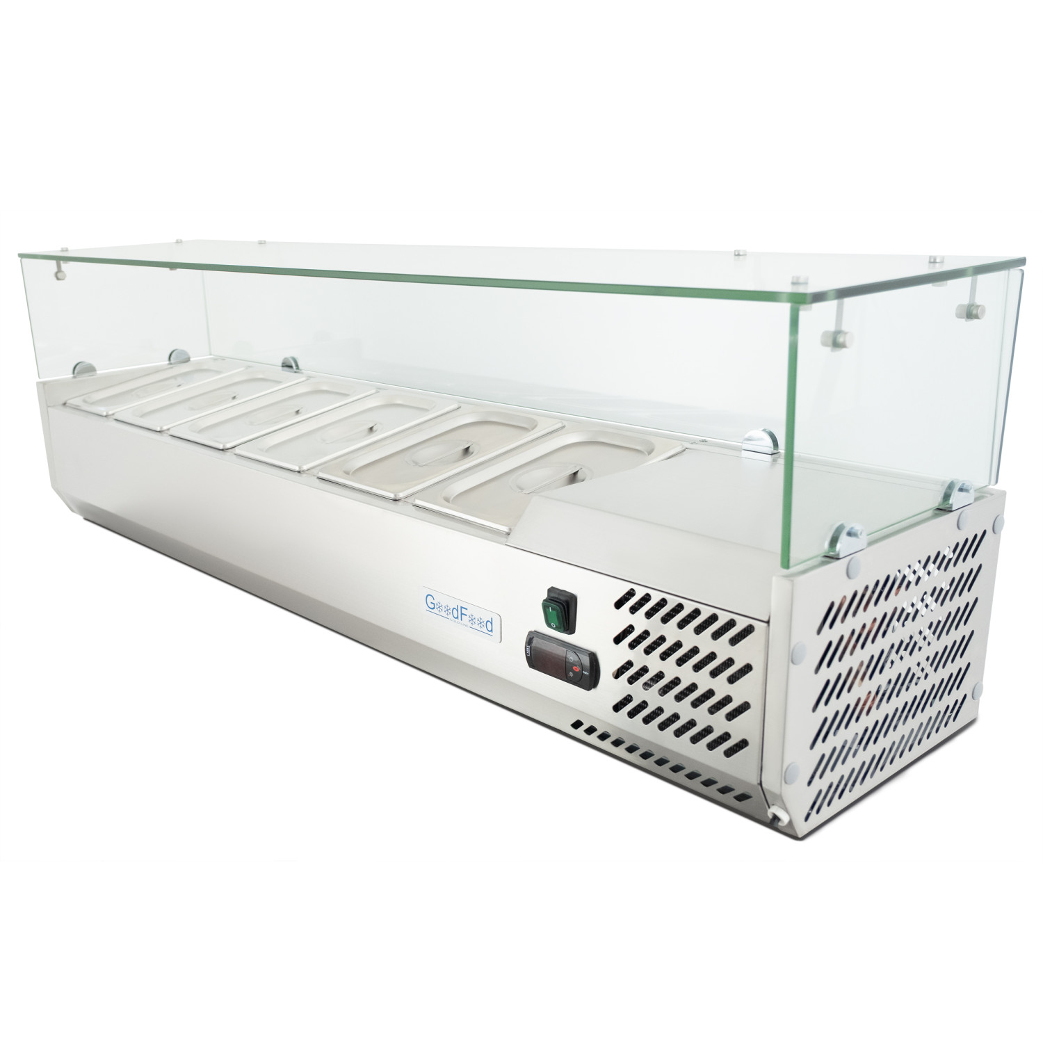 Вітрина холодильна для топінгу GoodFood GF-VRX1400/380-H6C