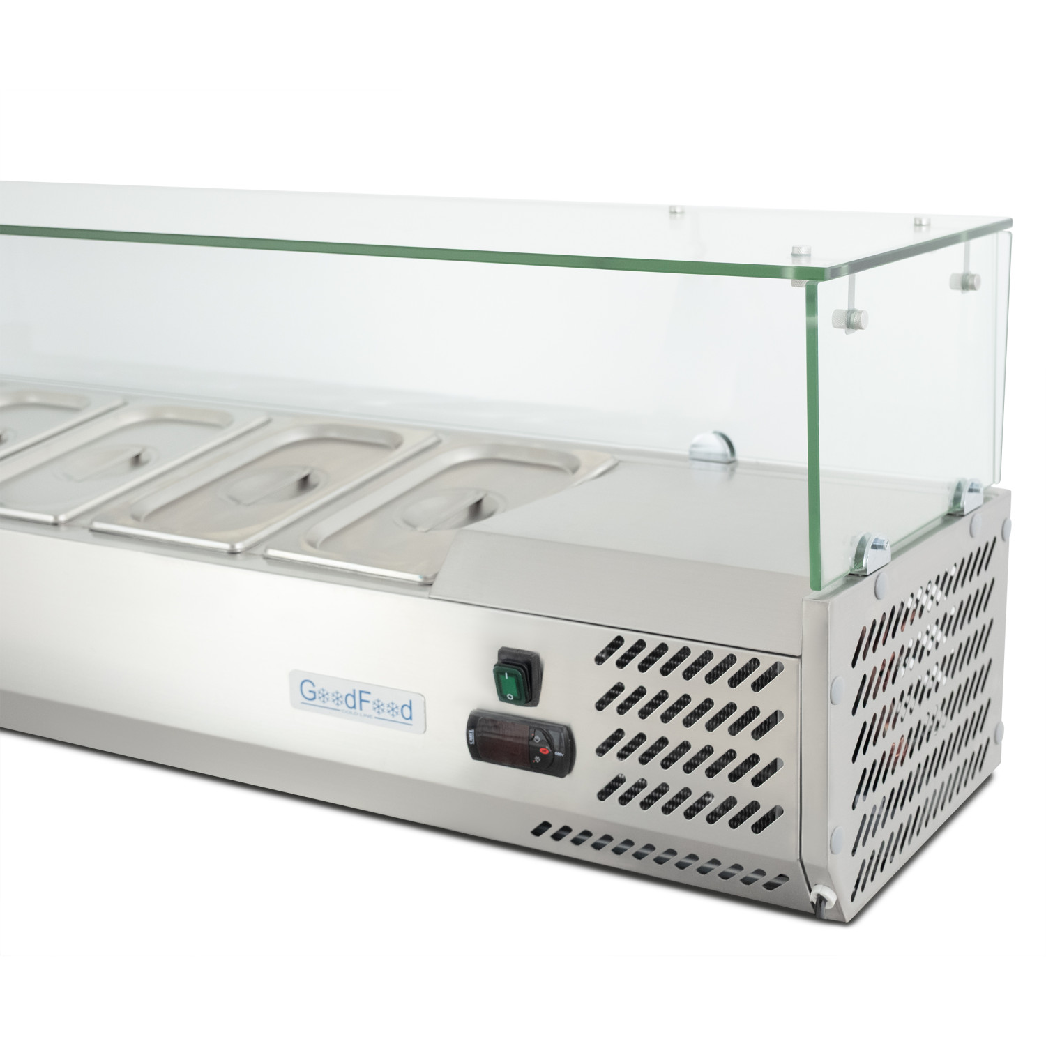 Вітрина холодильна для топінгу GoodFood GF-VRX1400/380-H6C
