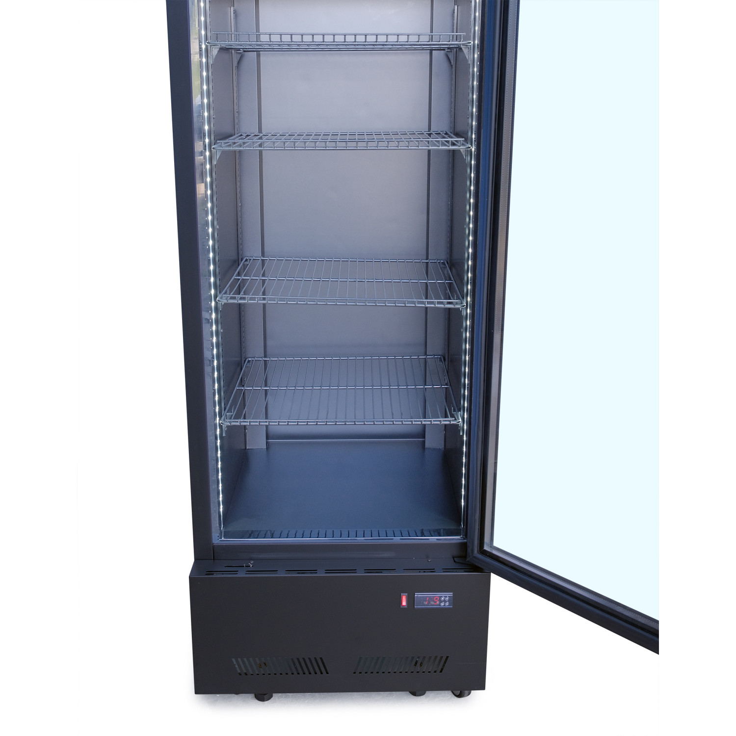 Шафа холодильна для напоїв GoodFood BC480NBB2LED чорна-чорна