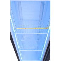 Шафа холодильна для напоїв GoodFood BC160BW2LEDCOL чорна-біла