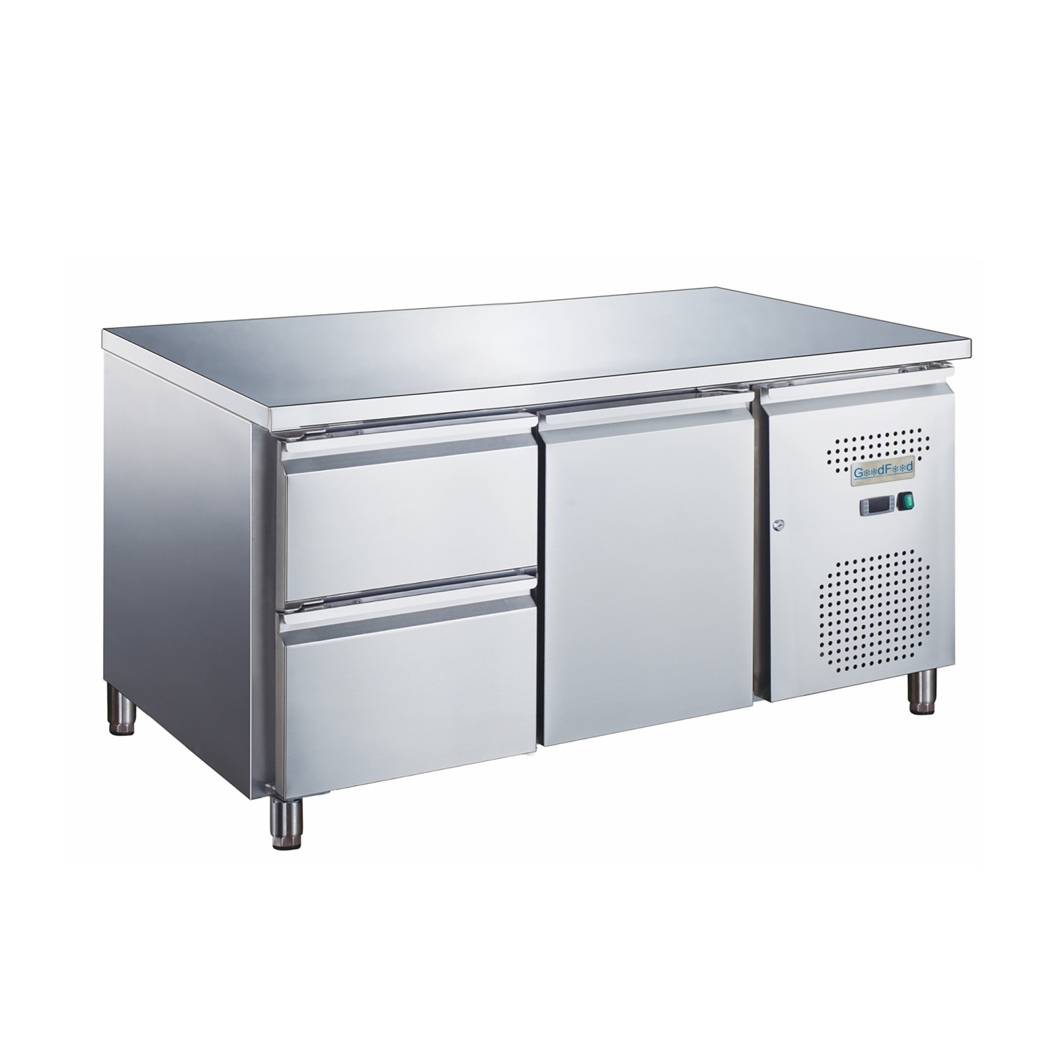 Стіл холодильний GoodFood GF-GN2110TN-HC дві шухляди