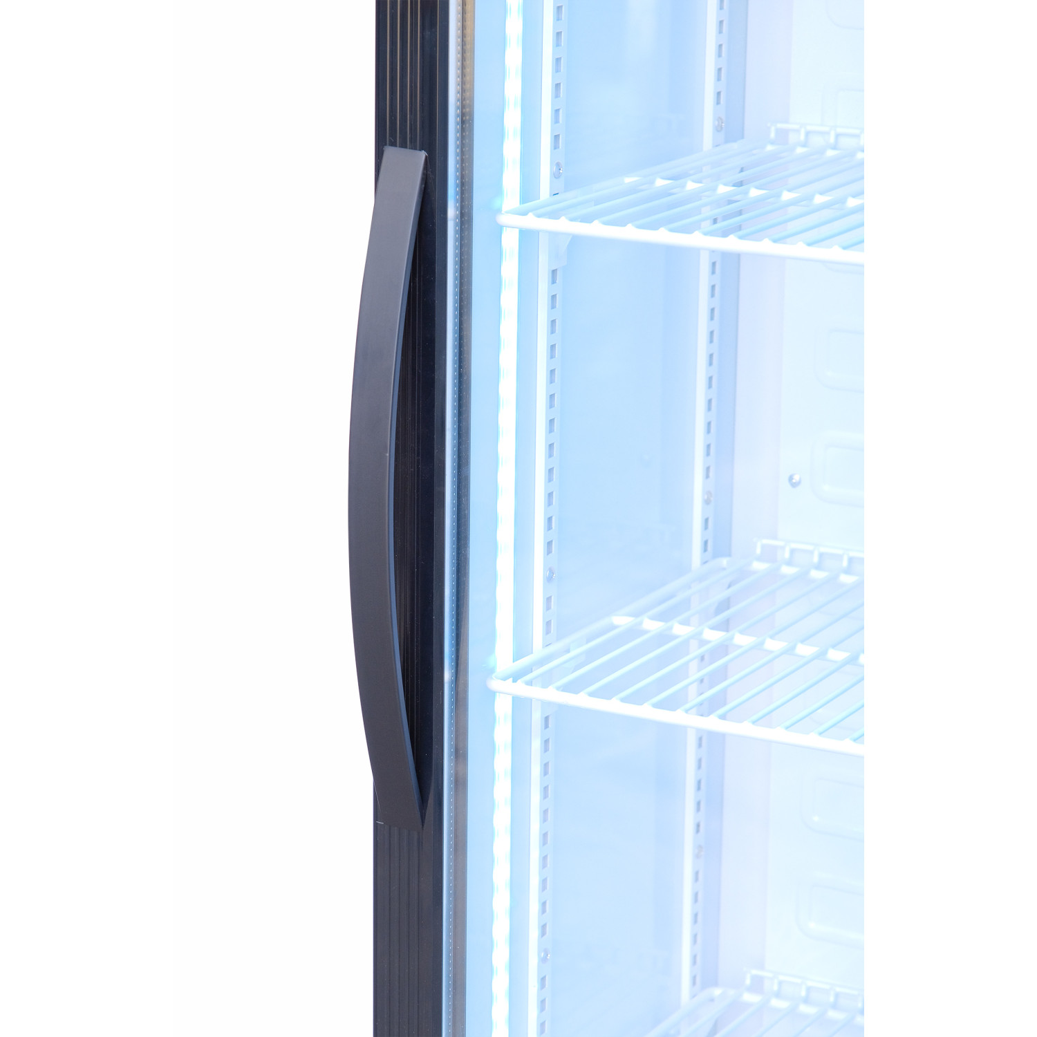 Шафа холодильна для напоїв GoodFood BC160NBW2LED чорна-біла