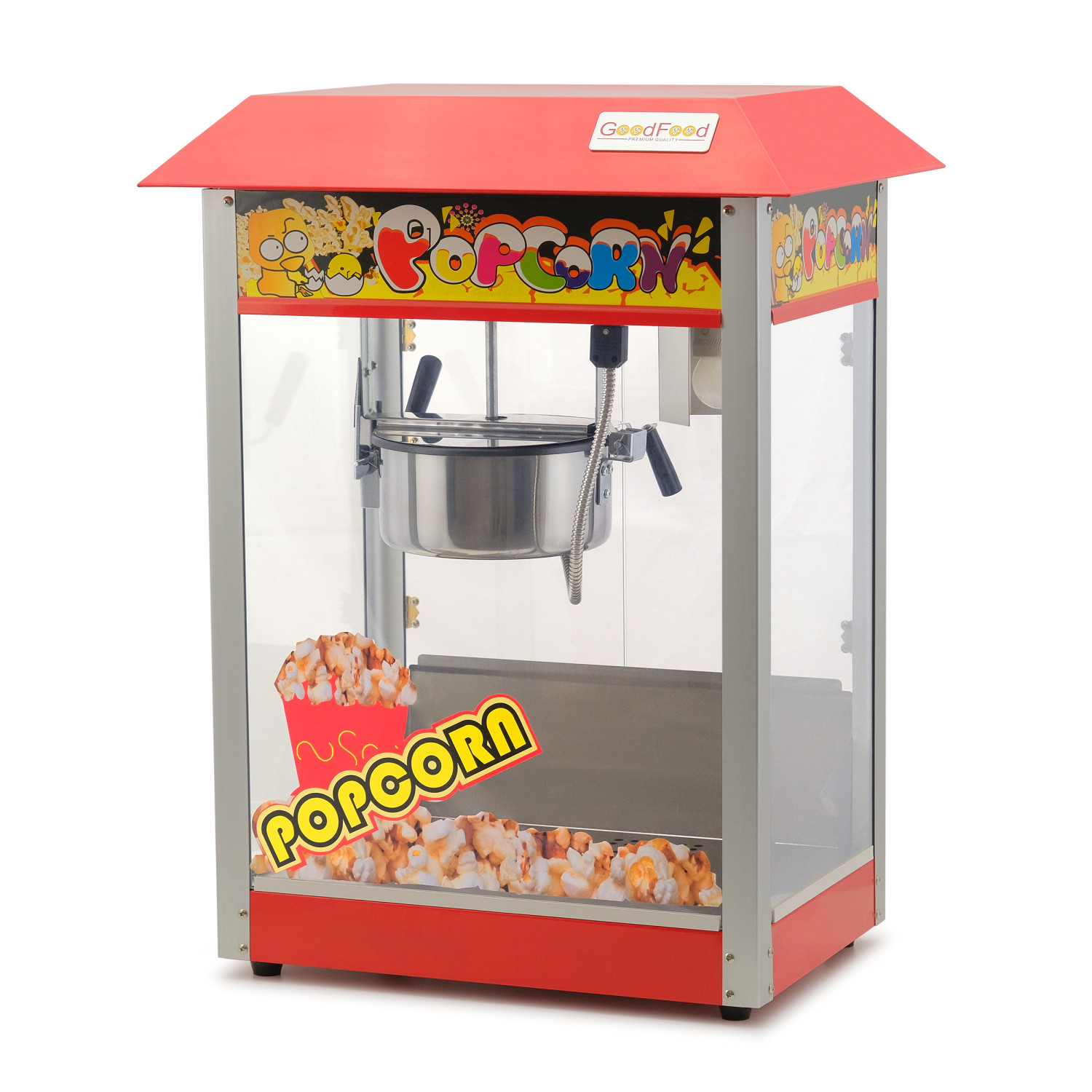 Апарат для приготування поп-корну GoodFood POP6/SZP6B  REDCORN