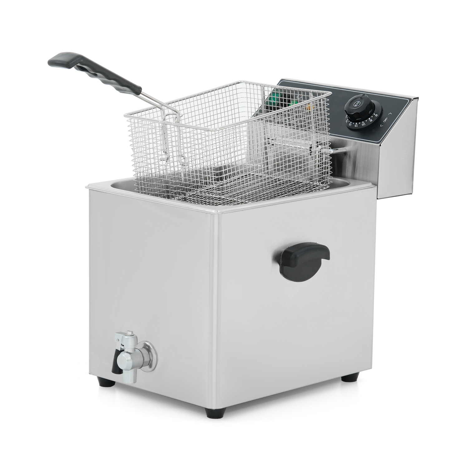 Фритюрниця електрична GoodFood EF8T BLACK із краном