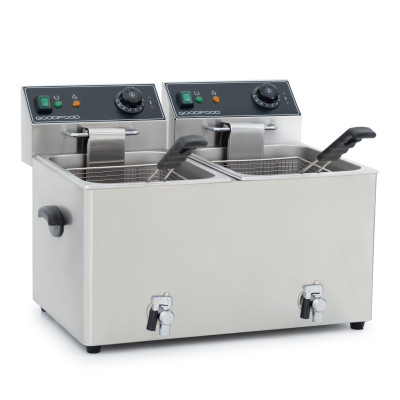 Фритюрниця електрична GoodFood EF88T BLACK із краном