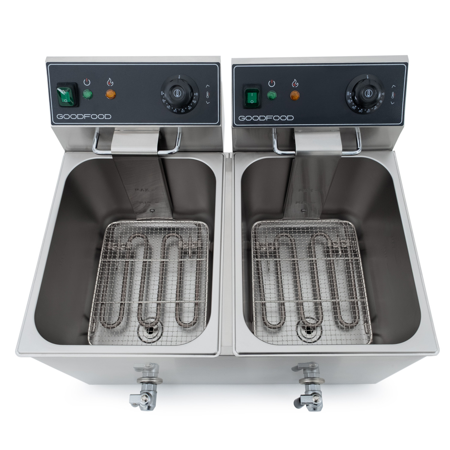 Фритюрниця електрична GoodFood EF88T BLACK із краном