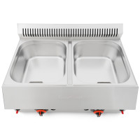 Фритюрниця газова GoodFood GF88 LPG 8+8 літрів