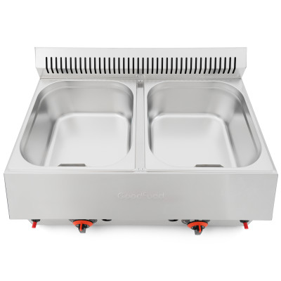 Фритюрниця газова GoodFood GF88 LPG 8+8 літрів