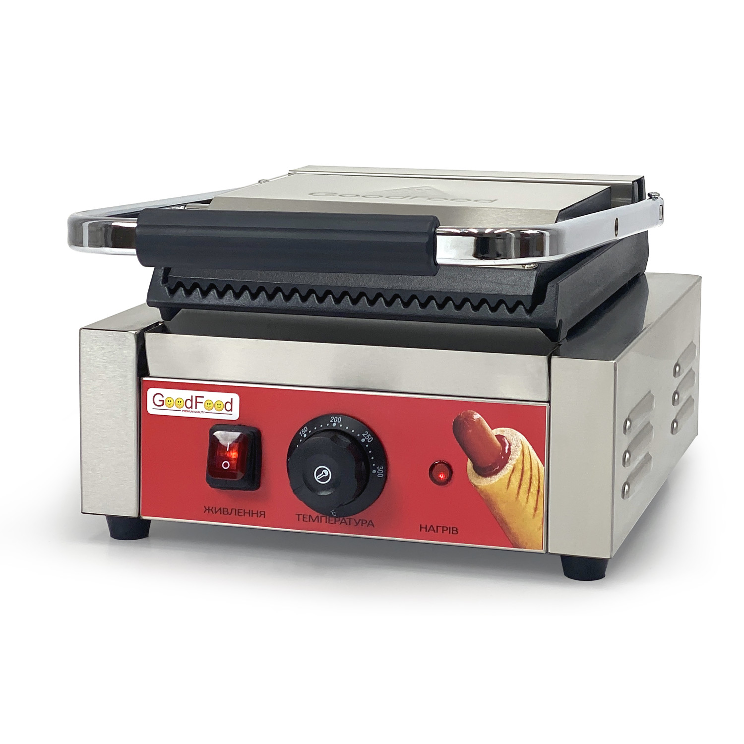 Гриль контактний  GoodFood ECG10 Panini RED