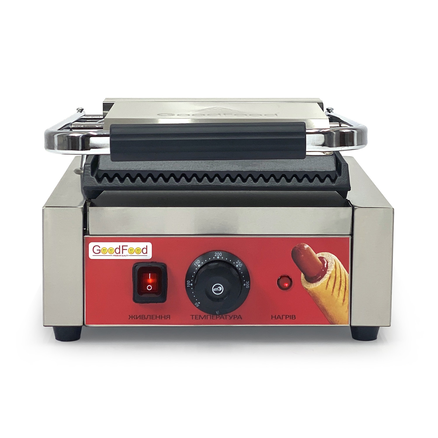 Гриль контактний  GoodFood ECG10 Panini RED