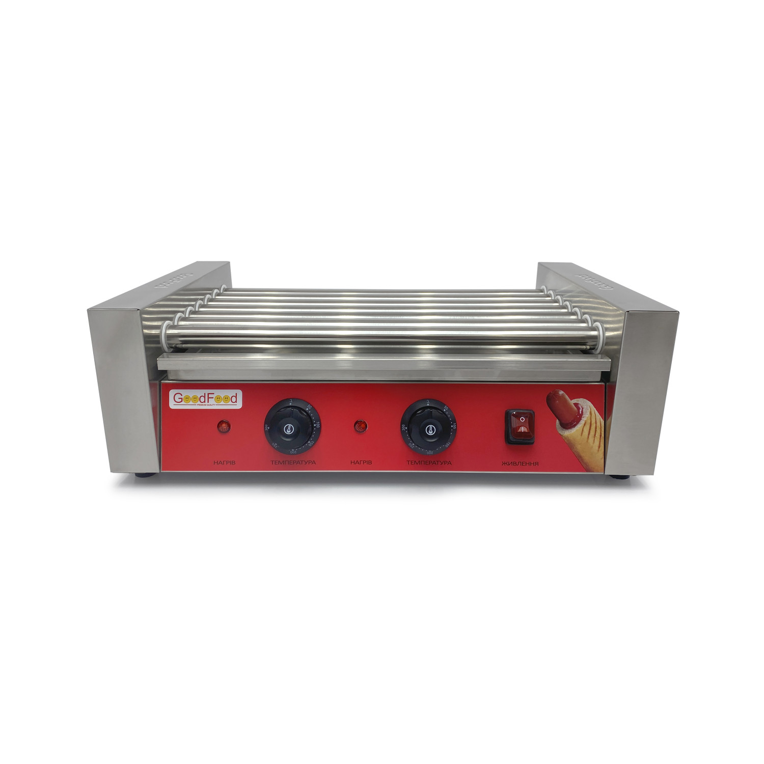 Гриль роликовий GoodFood HDRG7 RED