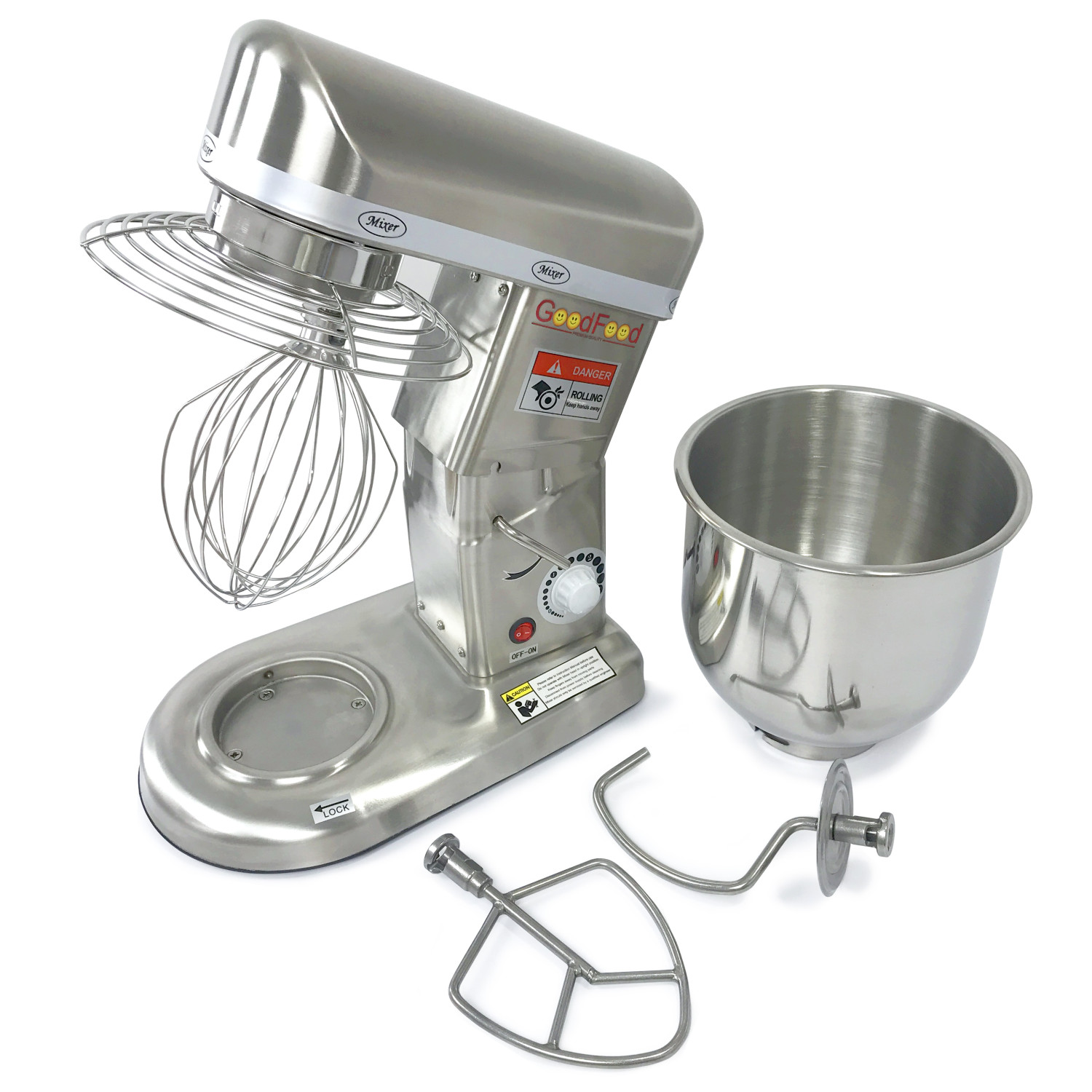 Машина збивальна GoodFood PM-B10S металік
