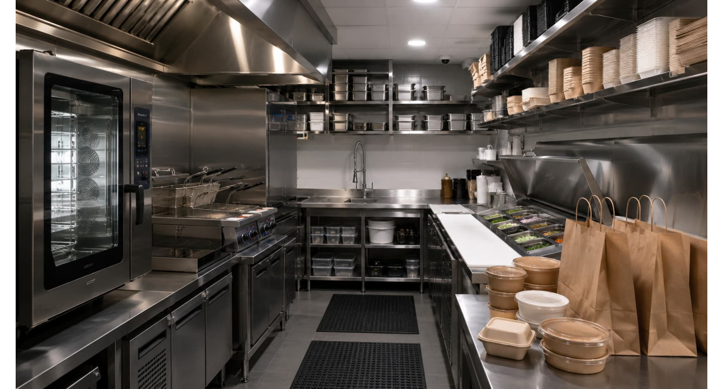 Обладнання для dark kitchen: як зібрати кухню доставки без зайвих витрат
